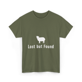 Lost but Found Christian Faith T-Shirt - Military Green