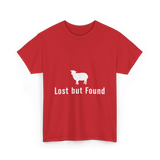 Lost but Found Christian Faith T-Shirt - Red