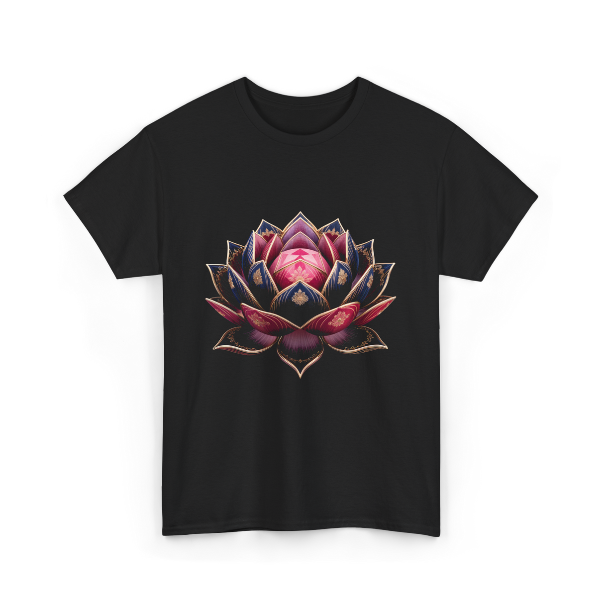 Lotus Flower Zen Buddhism Yoga T-Shirt - Black