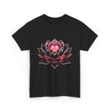 Lotus Flower Zen Buddhism Yoga T-Shirt - Black