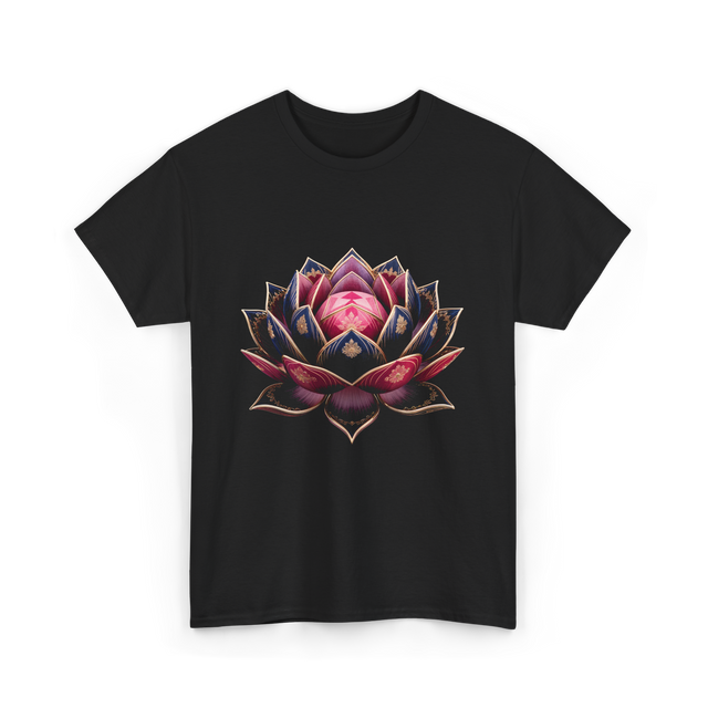 Lotus Flower Zen Buddhism Yoga T-Shirt - Black