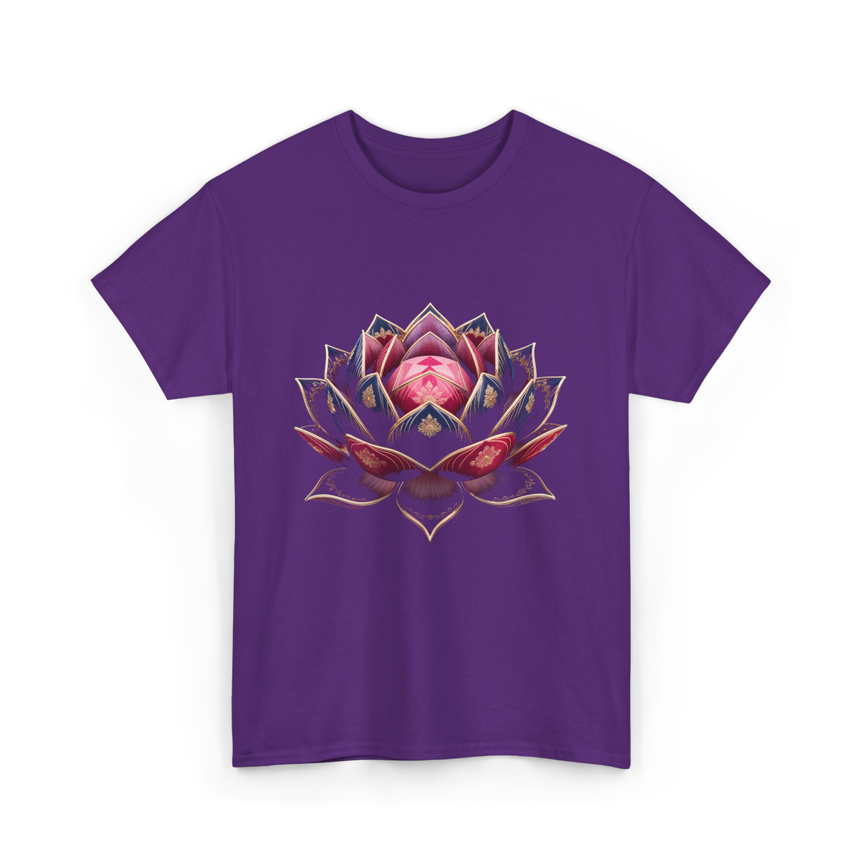 Lotus Flower Zen Buddhism Yoga T-Shirt - Purple