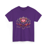 Lotus Flower Zen Buddhism Yoga T-Shirt - Purple