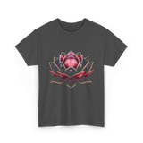 Lotus Flower Zen Buddhism Yoga T-Shirt - Dark Heather