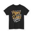 Loud Pipes Save Lives Mechanic T-Shirt - Black