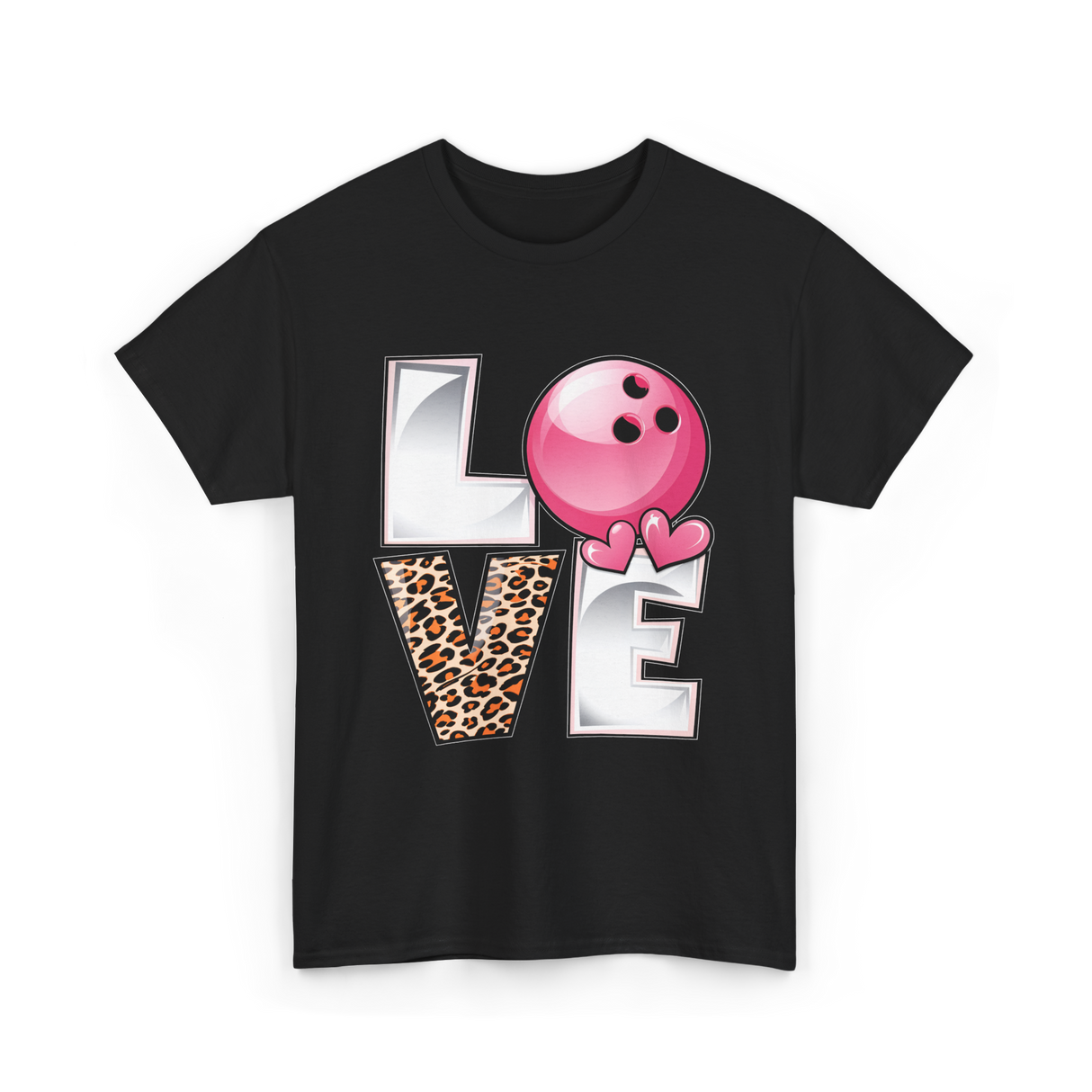 Love Bowling Bowler T-Shirt - Black