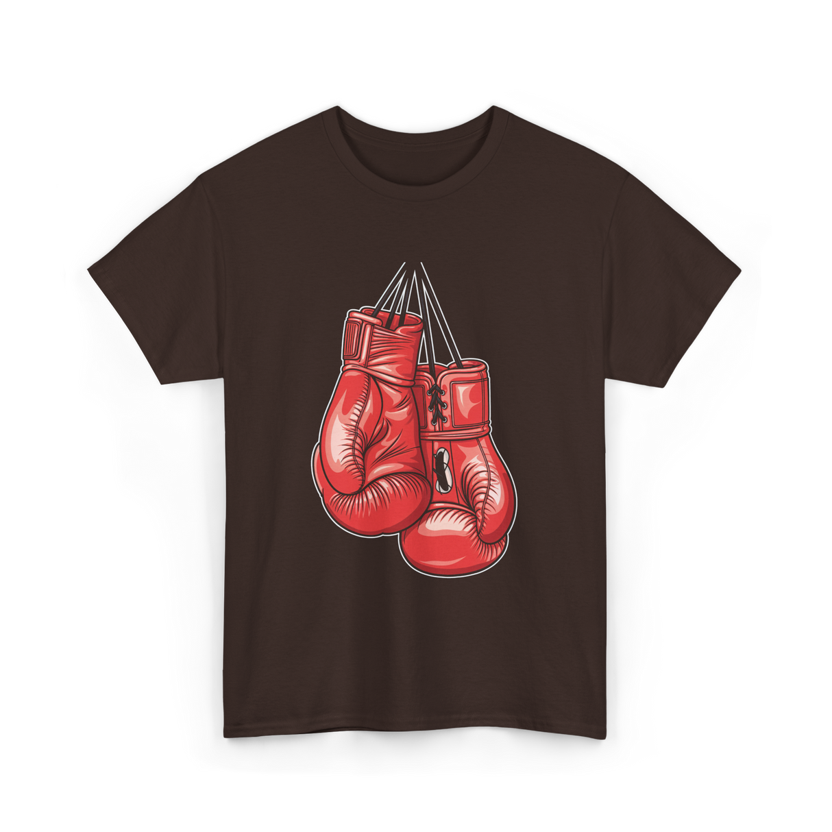 Love Boxing Gloves Boxer T-Shirt - Dark Chocolate