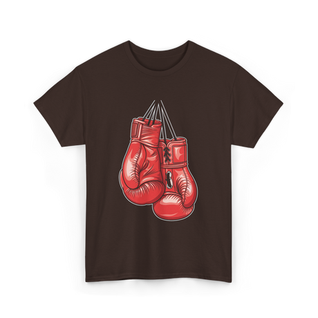 Love Boxing Gloves Boxer T-Shirt - Dark Chocolate