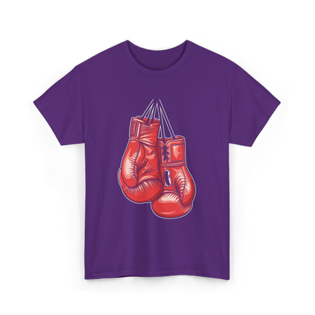 Love Boxing Gloves Boxer T-Shirt - Purple