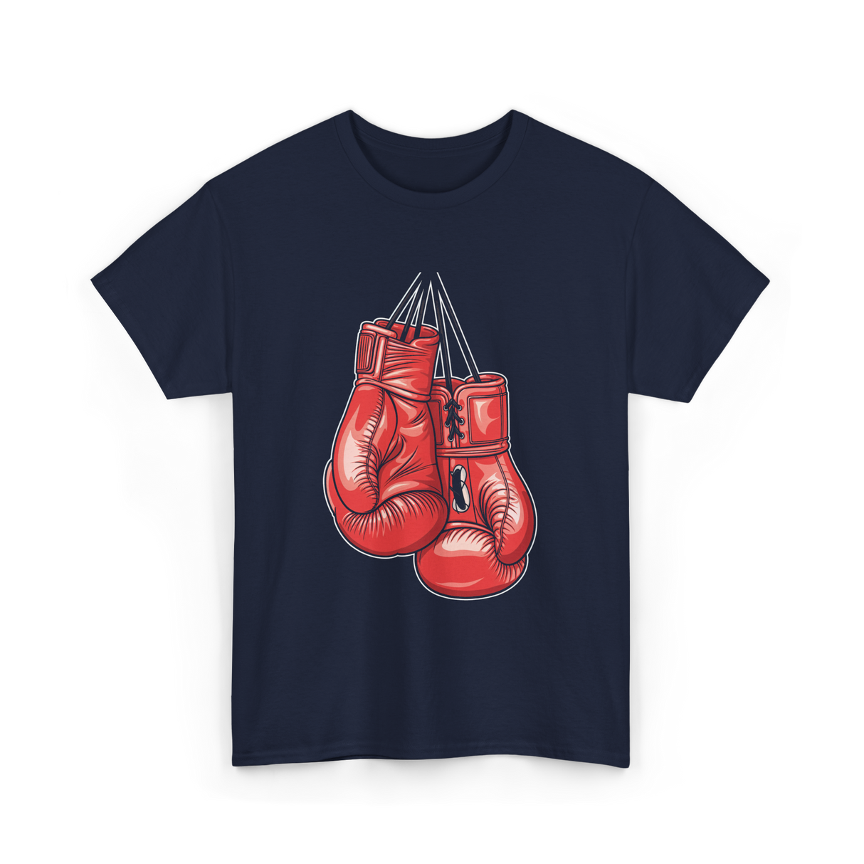 Love Boxing Gloves Boxer T-Shirt - Navy