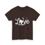 Love Dentistry Dental Care T-Shirt - Dark Chocolate