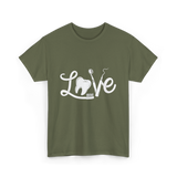 Love Dentistry Dental Care T-Shirt - Military Green