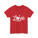 Love Dentistry Dental Care T-Shirt - Red