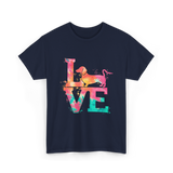 Love Dog Dachshund Lover T-Shirt - Navy