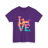 Love Dog Dachshund Lover T-Shirt - Purple