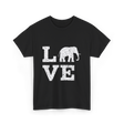 Love Elephants Elephant T-Shirt - Black