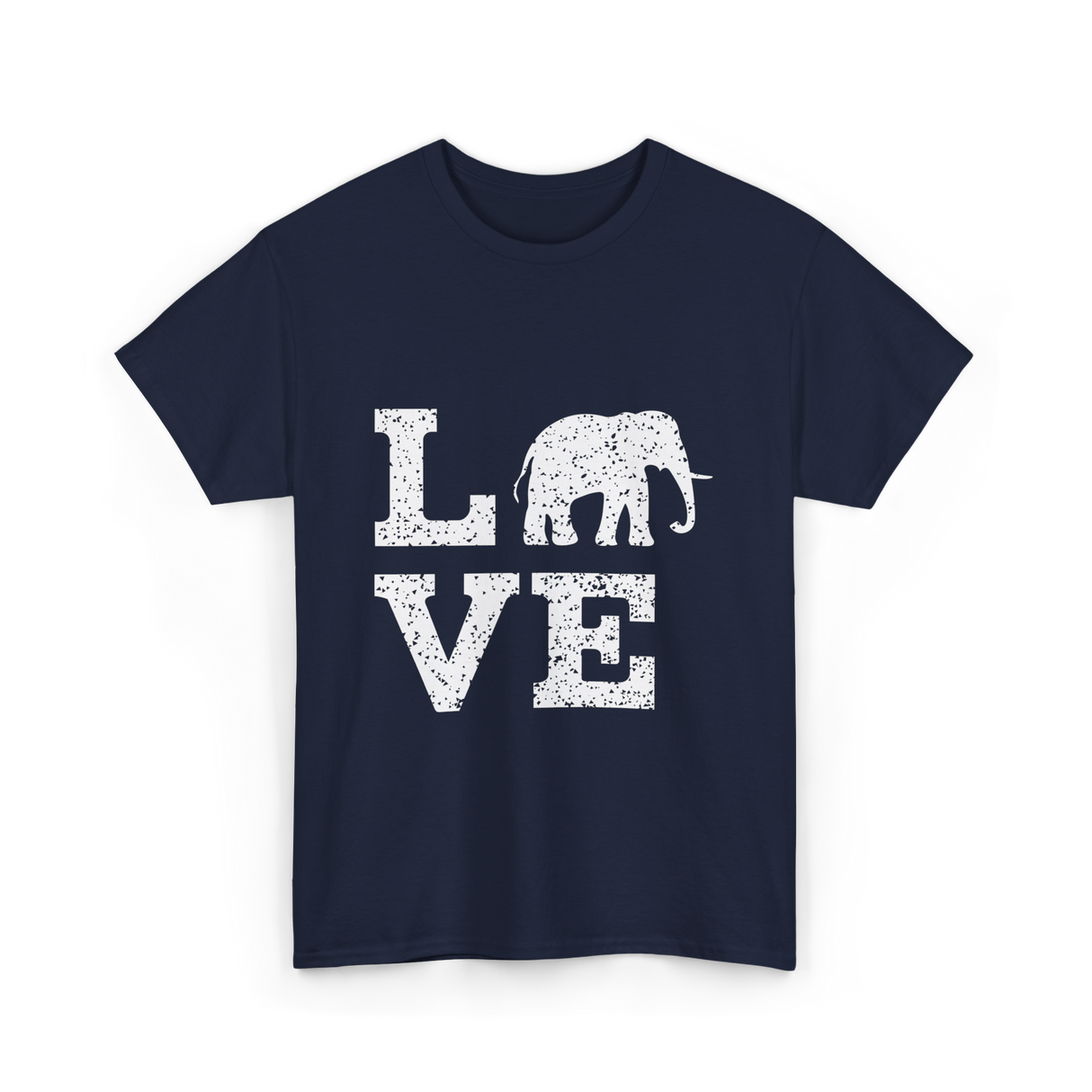 Love Elephants Elephant T-Shirt - Navy