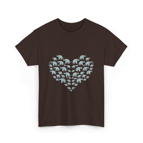 Love Elephants T-Shirt - Dark Chocolate