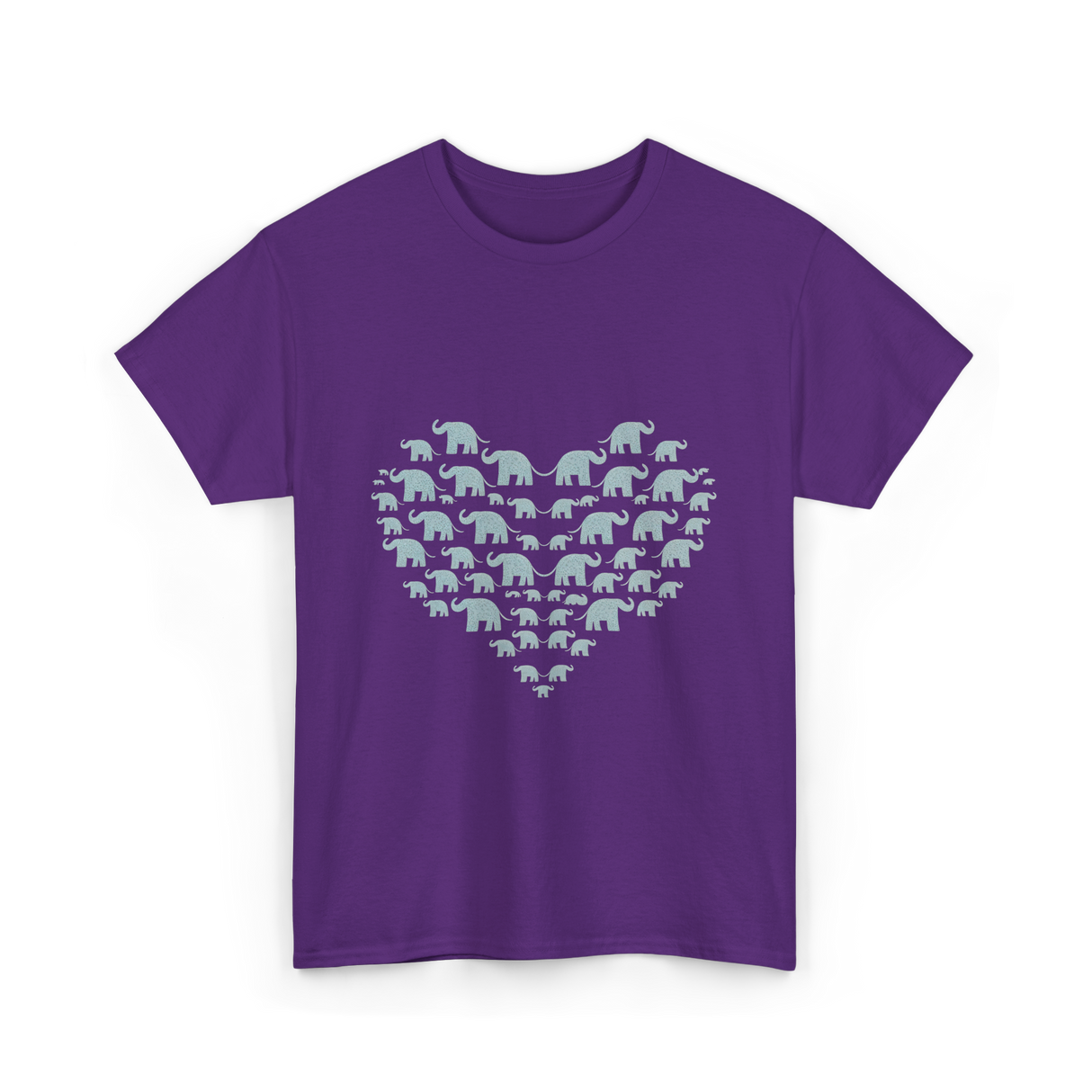 Love Elephants T-Shirt - Purple