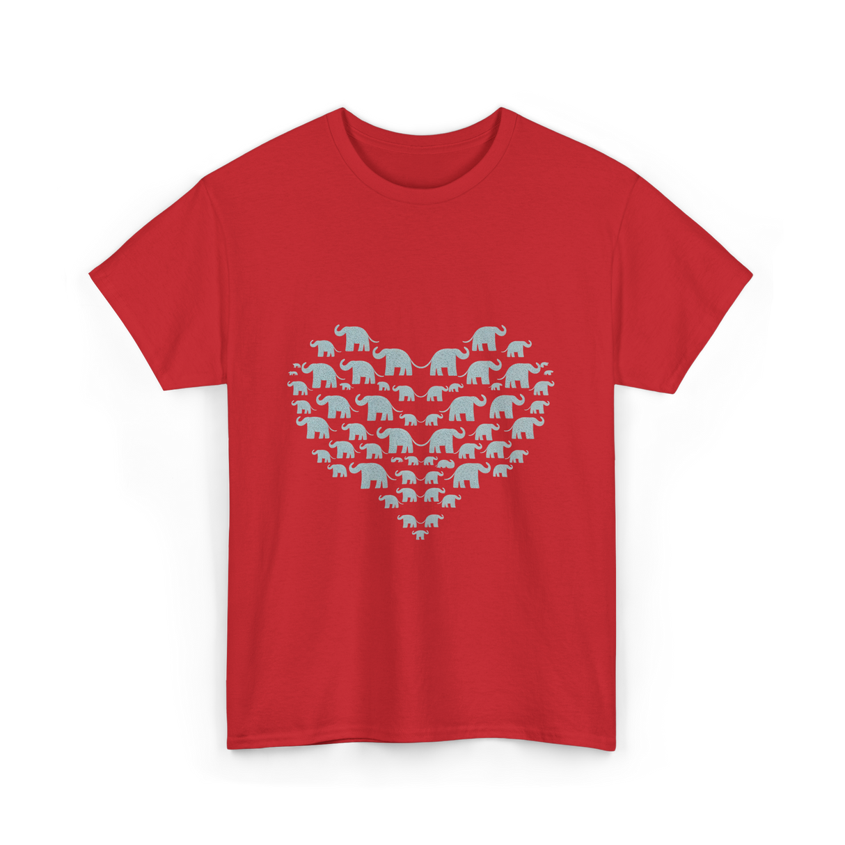 Love Elephants T-Shirt - Red