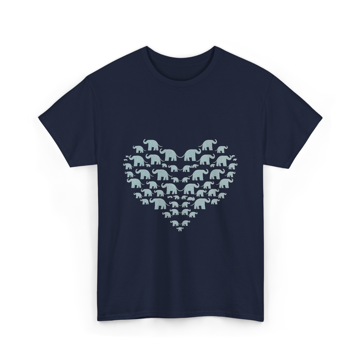 Love Elephants T-Shirt - Navy