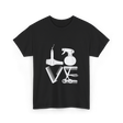 Love Hair Tools Hairdressing T-Shirt - Black