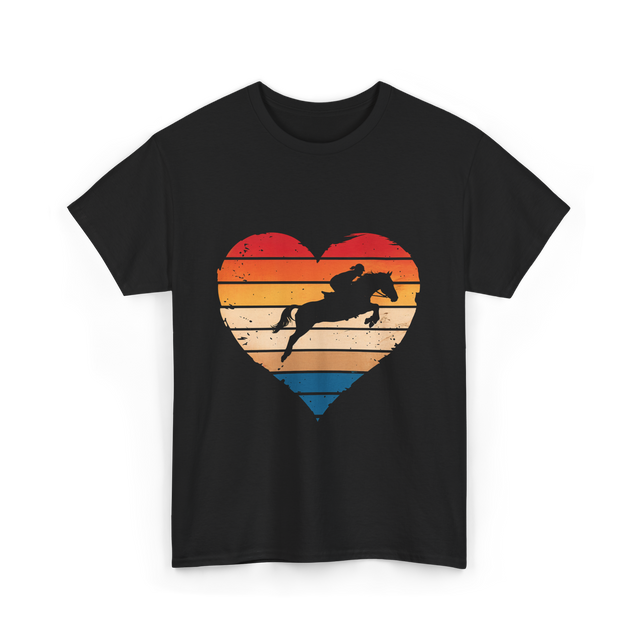 Love Horses Equestrian T-Shirt - Black