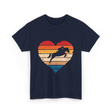 Love Horses Equestrian T-Shirt - Navy