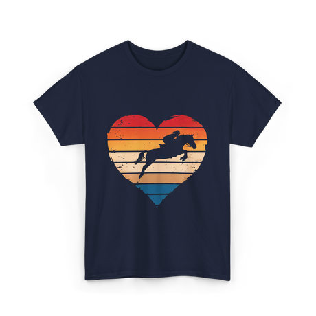 Love Horses Equestrian T-Shirt - Navy