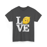 Love Lemon Citrus Summer Fruit T-Shirt - Dark Heather