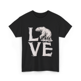 Love Polar Bear Conservation T-Shirt - Black