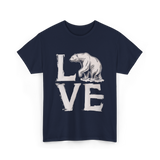 Love Polar Bear Conservation T-Shirt - Navy