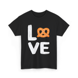 Love Pretzel Pretzels T-Shirt - Black