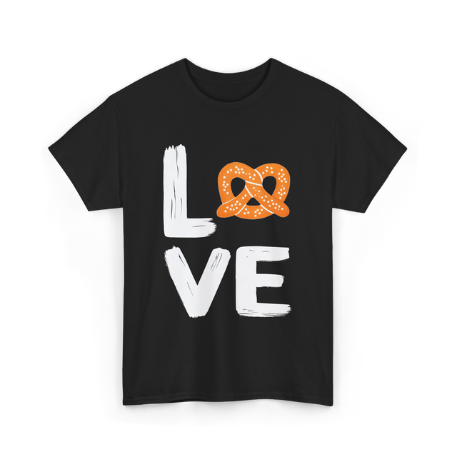 Love Pretzel Pretzels T-Shirt - Black