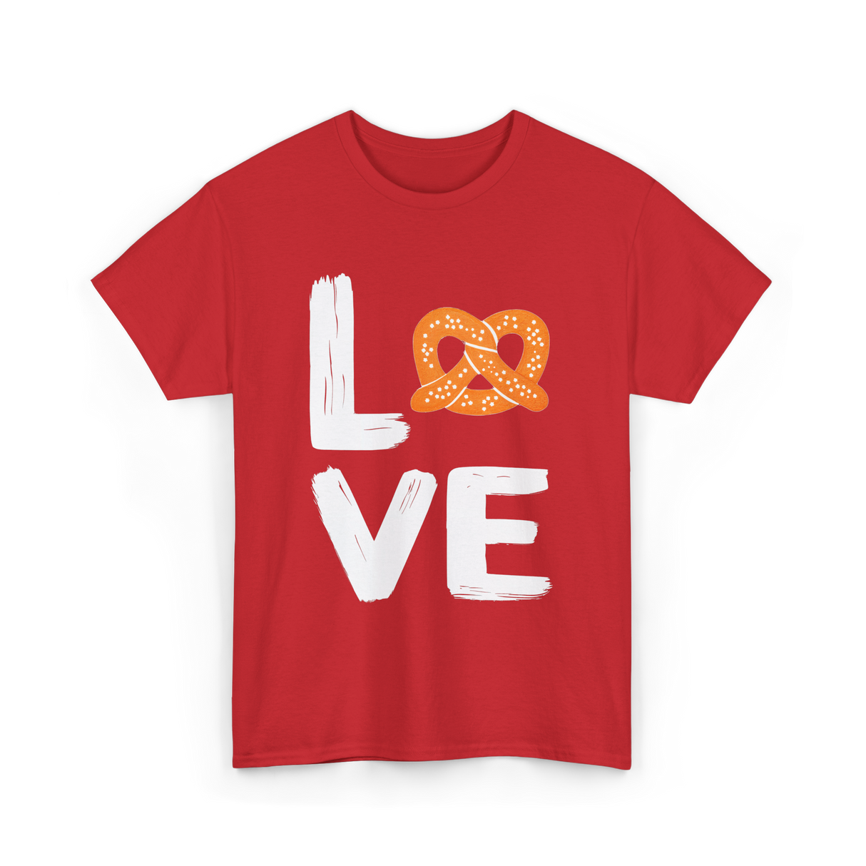 Love Pretzel Pretzels T-Shirt - Red