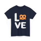 Love Pretzel Pretzels T-Shirt - Navy