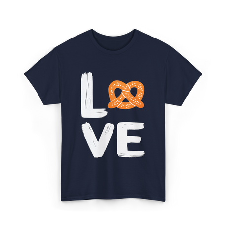 Love Pretzel Pretzels T-Shirt - Navy