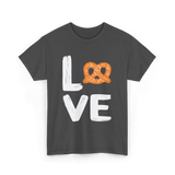 Love Pretzel Pretzels T-Shirt - Dark Heather