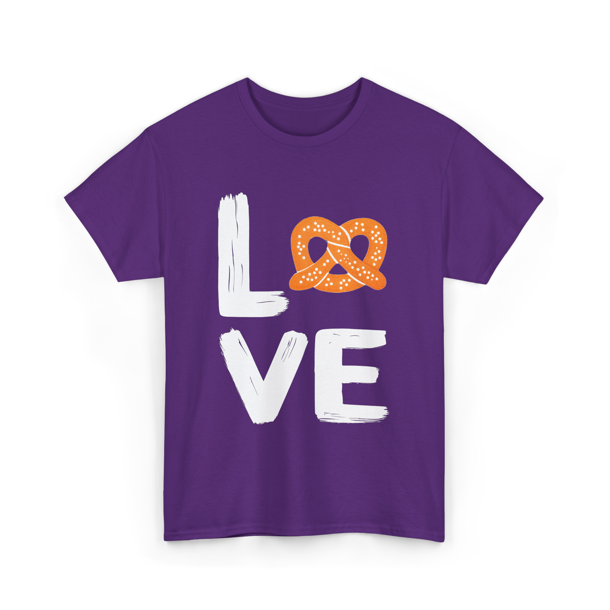 Love Pretzel Pretzels T-Shirt - Purple