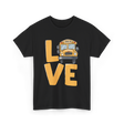 Love School Bus Driver Bus T-Shirt - Black