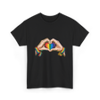 Love Wins Rainbow Heart Pride T-Shirt - Black