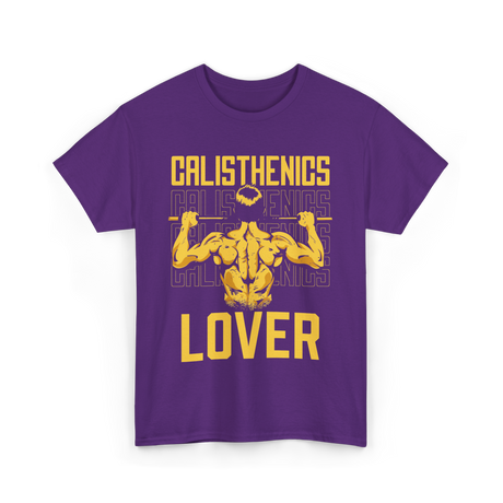 Lover Bodyweight Fitness Calisthenics T-Shirt - Purple