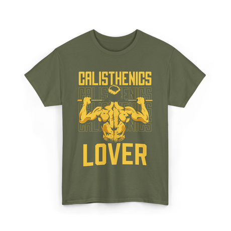 Lover Bodyweight Fitness Calisthenics T-Shirt - Military Green