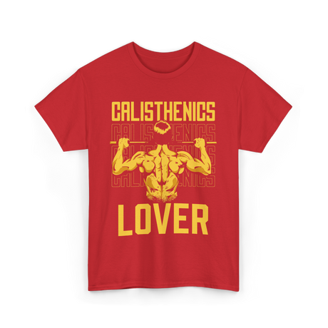 Lover Bodyweight Fitness Calisthenics T-Shirt - Red