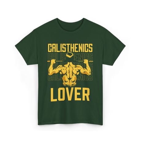 Lover Bodyweight Fitness Calisthenics T-Shirt - Forest Green