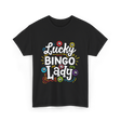 Lucky Bingo Lady Bingo T-Shirt - Black