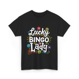 Lucky Bingo Lady Bingo T-Shirt - Black