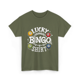 Lucky Bingo T-Shirt - Military Green