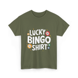 Lucky Bingo T-Shirt - Military Green