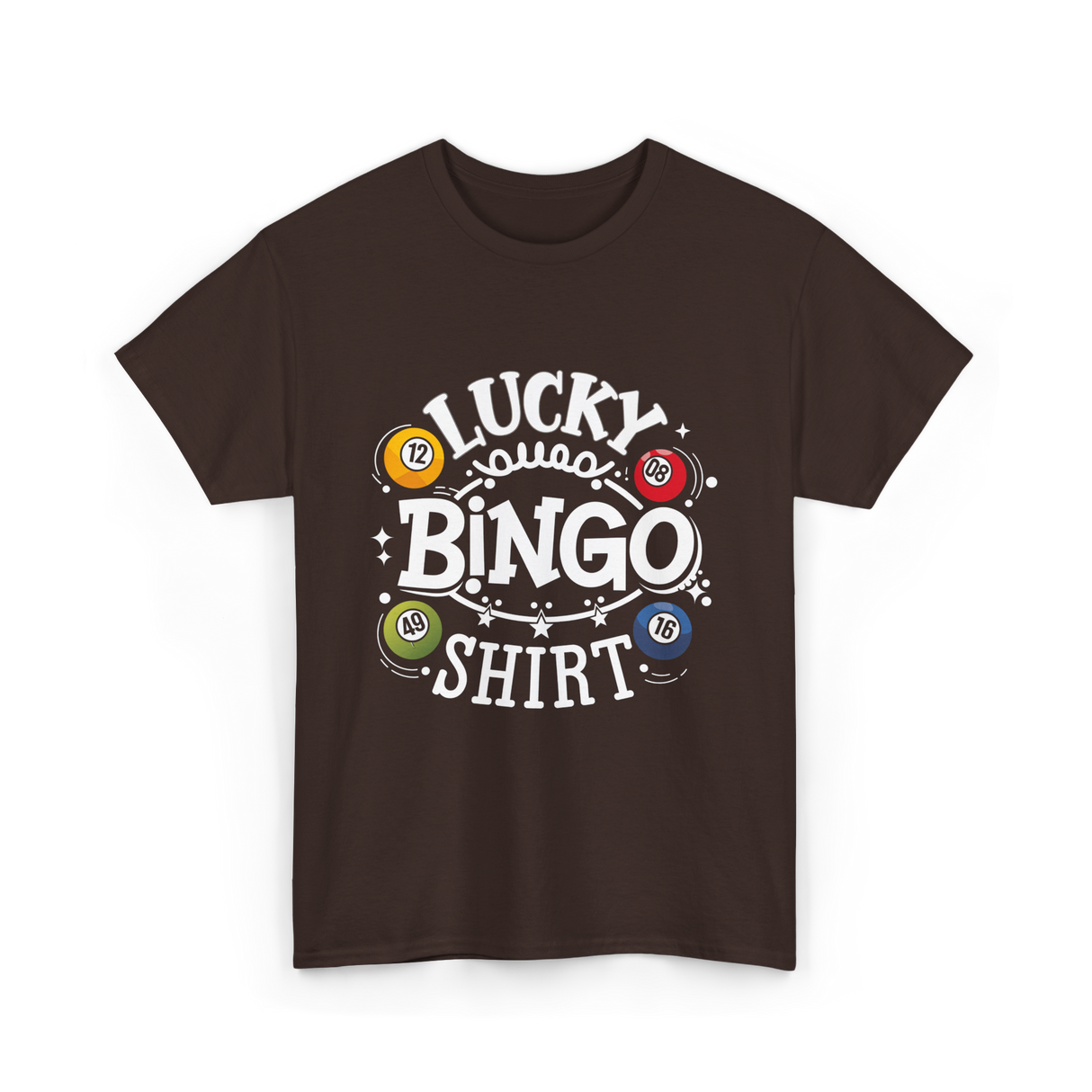 Lucky Bingo T-Shirt - Dark Chocolate